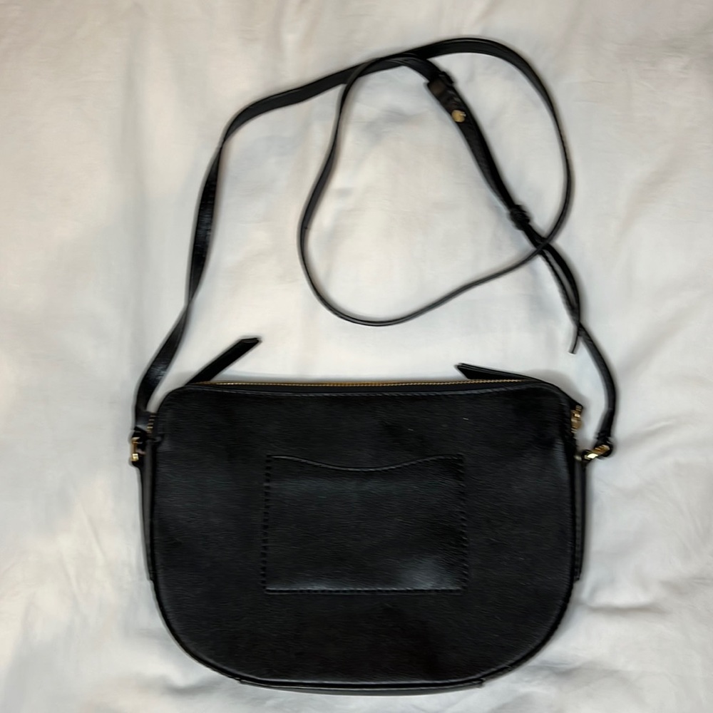 Black Leather Crossbody